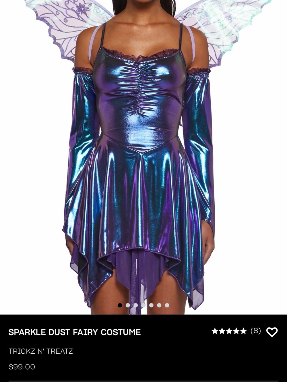 Dolls Kill Sparkle Dust Fairy Dress